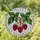 Tiffany Stained Glass Red Raspberries & Green Leaves Mosaic Art - Home Decor Gift Stained Glass Suncatcher - 2
