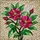 Tiffany Stained Glass Flowers Pink Fuchsia Petals - Glowing Nature Floral Mosaic Art Stained Glass Suncatcher - 5