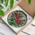 Tiffany Stained Glass Flowers Pink Fuchsia Petals - Glowing Nature Floral Mosaic Art Stained Glass Suncatcher - 3