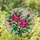 Tiffany Stained Glass Flowers Pink Fuchsia Petals - Glowing Nature Floral Mosaic Art Stained Glass Suncatcher - 2