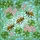 Three Busy Honeybees Pink Flowers Green Leaves Tiffany Style Stained Glass Art Stained Glass Suncatcher - 5