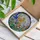 Stained Glass Wildflower Meadow Garden Mosaic - Orange Yellow Blue Purple Tulip Decor Stained Glass Suncatcher - 3