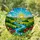Glowing Tiffany Stained Glass River Landscape - Jewel Tones Forest & Flower Art Stained Glass Suncatcher - 2