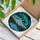 Snow-Capped Mountain Lake Forest Stained Glass Aurora Borealis Night Sky Decor Stained Glass Suncatcher - 3