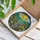 Radiant Sun Wildflower Meadow Stone Path Tiffany Style Translucent Window Art Stained Glass Suncatcher - 3