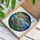 Tiffany Style Stained Glass Blooming Flowers Sun Rainbow Clouds Mosaic Blue Sky Jewel Tones Stained Glass Suncatcher - 3