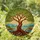 Majestic Gnarled Tree Stained Glass Tiffany Art - Colorful Landscape Home Decor Gift Stained Glass Suncatcher - 2