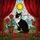 Black & White Tuxedo Cat Stained Glass - Rose Vines Sunny Window Mosaic Scene Stained Glass Suncatcher - 5