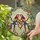 Macaw Parrots Tiffany Stained Glass Flowers - Jewel Tone Colorful Birds Art Decor Stained Glass Suncatcher - 1