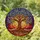 Intricate Tree of Life Stained Glass Mosaic - Tiffany Style Jewel Tone Home Decor Gift Stained Glass Suncatcher - 2