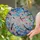 Pink White Cherry Blossoms Stained Glass Tiffany Style Art - Blue Sky Mosaic Intricate Patterns Stained Glass Suncatcher - 1