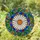 Daisy Flower Stained Glass Mosaic - Tiffany Style High Contrast Jewel Tone Detailed Art Stained Glass Suncatcher - 2