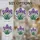 Purple Iris Stained Glass Mosaic - Tiffany Style Floral Window Art Gift for Home Decor Stained Glass Suncatcher - 4
