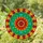 Intricate Stained Glass Mandala Starburst - Tiffany Style Jewel Tone Geometric Mosaic Art Stained Glass Suncatcher - 2
