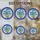 Forget-Me-Not Blue Yellow Stained Glass Flowers - Tiffany Style Intricate Floral Mosaic Art Stained Glass Suncatcher - 4