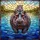 Intricate Colorful Glowing Tiffany Stained Glass Hippopotamus Family River Wildlife Art Stained Glass Suncatcher - 5