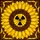 Radiation Hazard Sunflower Stained Glass Mosaic - Tiffany Style Jewel Tone Art Decor Stained Glass Suncatcher - 5