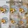 Orange Tabby Cat Piano Keys Musical Notes Stained Glass Mosaic - Tiffany Style Panel Stained Glass Suncatcher - 4