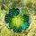 Monstera Leaf Tiffany Style Stained Glass Mosaic - Glowing Jewel Tone Botanical Decor Stained Glass Suncatcher - 2