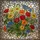 Wildflowers Stained Glass Mosaic Art - Intricate Tiffany Style Floral Design Stained Glass Suncatcher - 5