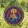Jesus Christ Sacred Heart Stained Glass Mandala - Tiffany Jewel Tones Art Home Decor Stained Glass Suncatcher - 2