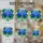 Blue Hydrangea Tiffany Stained Glass Emerald Green Leaves Sapphire Mosaic Home Decor Stained Glass Suncatcher - 4
