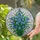 Bell-shaped Blue Flowers Stained Glass Tiffany Art - Intricate Mosaic Floral Home Decor Stained Glass Suncatcher - 1