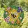 Fuzzy Bumblebee & Jewel Tone Stained Glass Flowers - Tiffany Floral Garden Honeycomb Art Stained Glass Suncatcher - 2