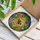 Fuzzy Bumblebee & Jewel Tone Stained Glass Flowers - Tiffany Floral Garden Honeycomb Art Stained Glass Suncatcher - 3