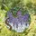 Cascading Wisteria Flowers Tiffany Glass Style Art, Luminous Sky Mosaic & Lush Leaves Stained Glass Suncatcher - 2