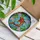 Iridescent Stained Glass Koi Fish Lotus Flower Lily Pad Teal Water Jewel Tones Stained Glass Suncatcher - 3