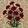 Red Carnation Bouquet Stained Glass Mosaic Art - Tiffany Style Translucent Floral Home Decor Stained Glass Suncatcher - 5