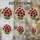 Red Carnation Bouquet Stained Glass Mosaic Art - Tiffany Style Translucent Floral Home Decor Stained Glass Suncatcher - 4
