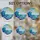 Majestic Ocean Wave Sun Tiffany Style Stained Glass - Deep Blue Emerald Green Sky Art Stained Glass Suncatcher - 4