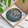 Tiffany Style Stained Glass Butterflies Blooming Flowers Sun Mosaic Jewel Tones Stained Glass Suncatcher - 3