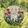 Westie Dog Tiffany Glass Poppies Wildflowers Dappled Light Stained Glass Art Stained Glass Suncatcher - 2