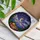 Golden Crescent Moon Campsite Tiffany Stained Glass Night Sky - Mountain Forest Stars Stained Glass Suncatcher - 3