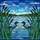 Common Loons Lake Reeds Cattails Stained Glass Art - Tiffany Style Jewel Tone Design Stained Glass Suncatcher - 5
