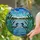 Common Loons Lake Reeds Cattails Stained Glass Art - Tiffany Style Jewel Tone Design Stained Glass Suncatcher - 1