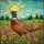 Majestic Male Pheasant Stained Glass Wildflower Sun Mosaic - Tiffany Jewel Tone Art Stained Glass Suncatcher - 5