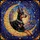 Regal Doberman Pinscher Dog Stained Glass Crescent Moon Intricate Celestial Night Mosaic Stained Glass Suncatcher - 5
