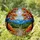 Cobblestone Path Autumn Forest Stained Glass Mountain Peaks Nature Scene Decor Stained Glass Suncatcher - 2