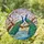 Two Peacocks Cherry Blossom Tree River Hills Tiffany Glass Mosaic Home Decor Art Stained Glass Suncatcher - 2