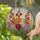 Tiffany Stained Glass Gladiolus Flower Bouquet - Detailed Petals Stamens Floral Art Stained Glass Suncatcher - 1
