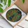 Black Cats Bookshelf Plants Stained Glass Art - Tiffany Style Intricate Mosaic Design Stained Glass Suncatcher - 3
