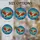 Vibrant Woodpecker Dynamic Flight Stained Glass - Tiffany Mosaic Teal Blue Green Red Orange Stained Glass Suncatcher - 4