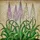 Stained Glass Flowering Stalks Pink Purple White Blossoms Green Leaves Mosaic Window Decor Stained Glass Suncatcher - 5