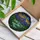 Intricate Jewel Tone Mountain River Forest Landscape Tiffany Style - Nature Vista Design Stained Glass Suncatcher - 3