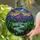 Intricate Jewel Tone Mountain River Forest Landscape Tiffany Style - Nature Vista Design Stained Glass Suncatcher - 1