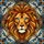 Majestic Lion Head Stained Glass Art Translucent Abstract Geometric Mosaic Jewel Tone Stained Glass Suncatcher - 5